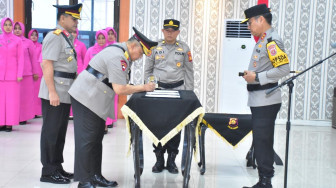 Irjen Pol Krisno Halomoan Siregar Pimpin Acara Serah Terima Jabatan Wakapolda Jambi
